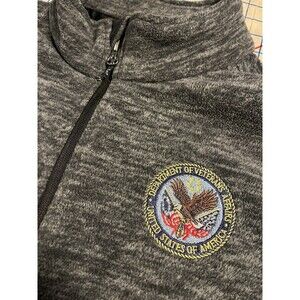 Department of Veterans Affairs Gray Performance Quarter-Zip Jacket
